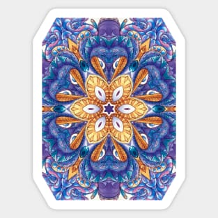 Geometric shapes in beautiful colors Sticker